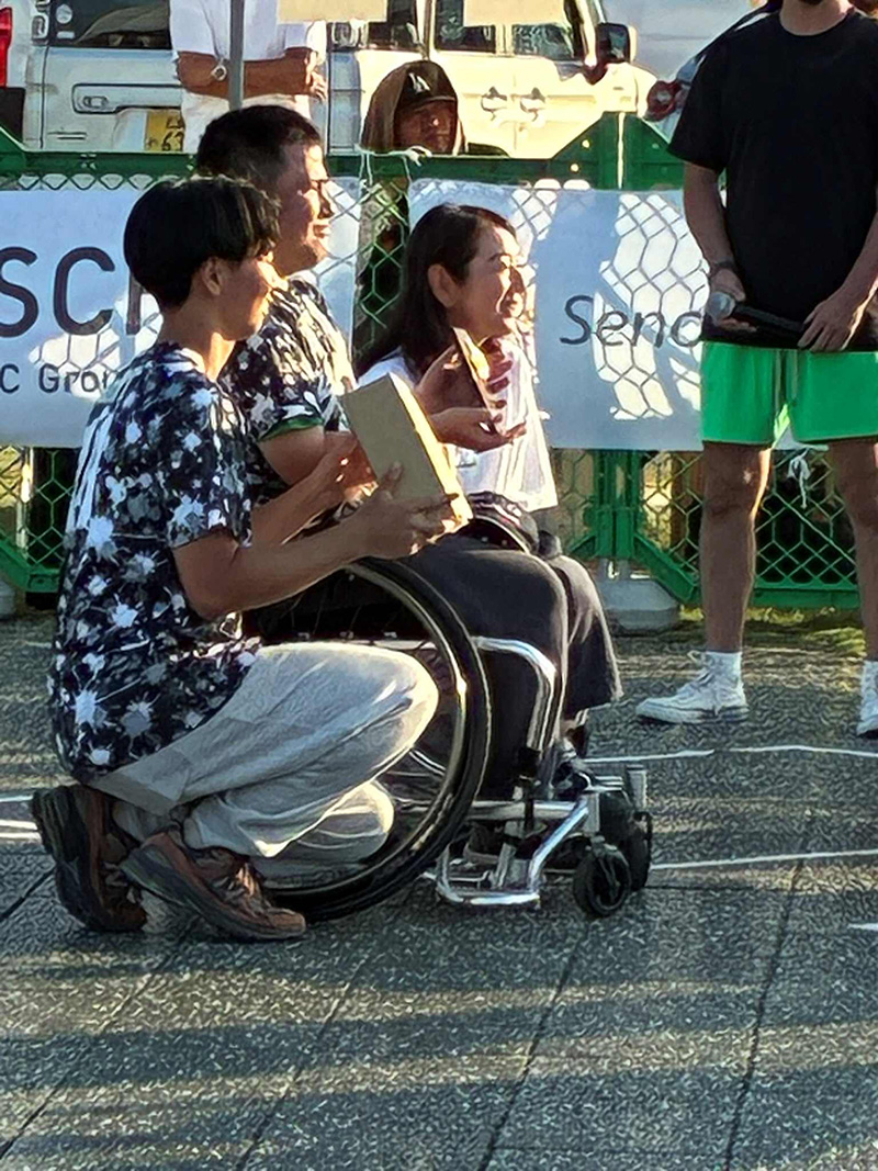 優勝チーム代表記念撮影