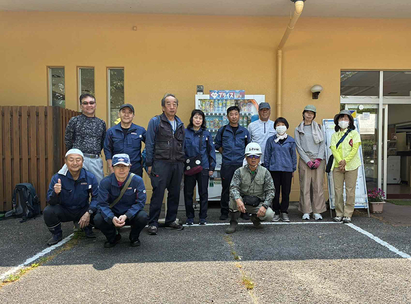 広島県緑化センター森の整備参加者の皆さん